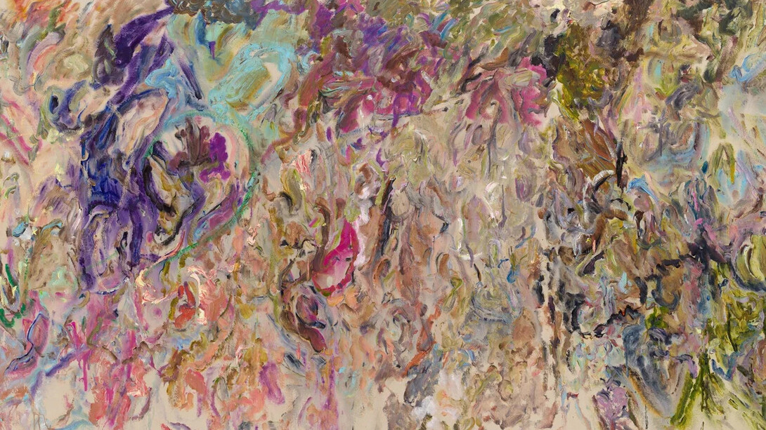 Larry Poons, Company we keep, 2023. Courtesy of Almine Rech 