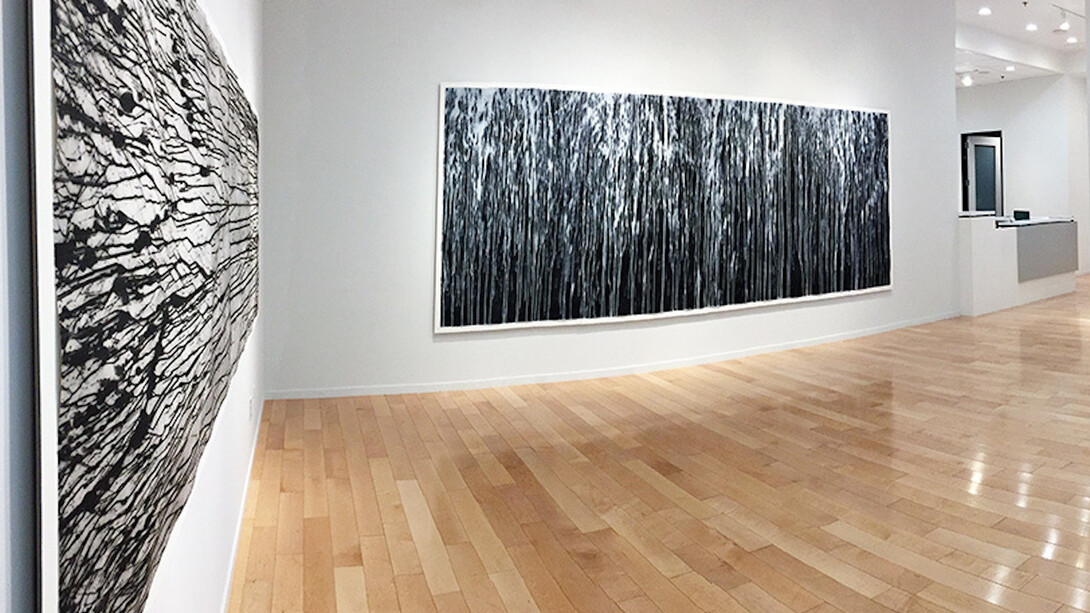 Richard Long. The Spike Island Tapes, exhibition view. Courtesy of Jonathan Novak Contemporary Art