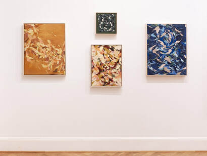 Evan Blackwell Helgeson, Perennial trace, exhibition view. Courtesy of Spalding Nix Fine Art