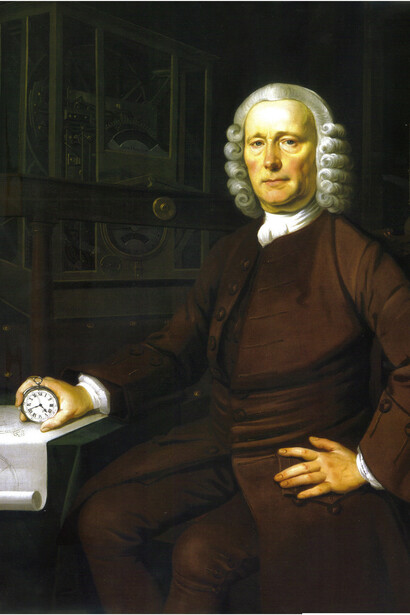 Thomas King, Retrato de John Harrison, 1767    
