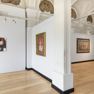 Various artists, Dalla scena al reale. Persistences and metamorphoses of the collective body, exhibition view. Courtesy of Mazzoleni