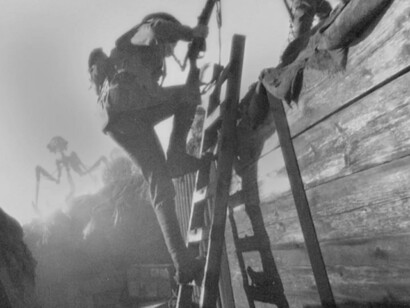 Las trincheras en "¡La gran guerra marciana!"
