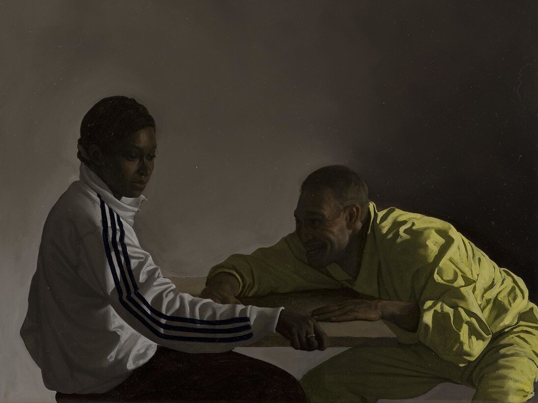 Guillaume Bresson, Sans titre, 2013, Huile sur toile, 29,2 x 22,8 cm (11 1/2 x 9 in.), Courtesy Galerie Nathalie Obadia, Paris/Bruxelles
