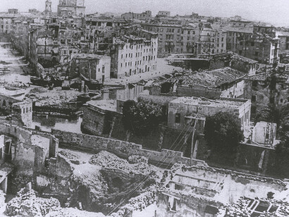 Livorno distrutta dai bombardamenti