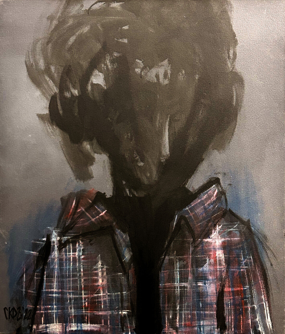 Kristian David, Boy with a shirt, 2022. Courtesy of Kristian David 