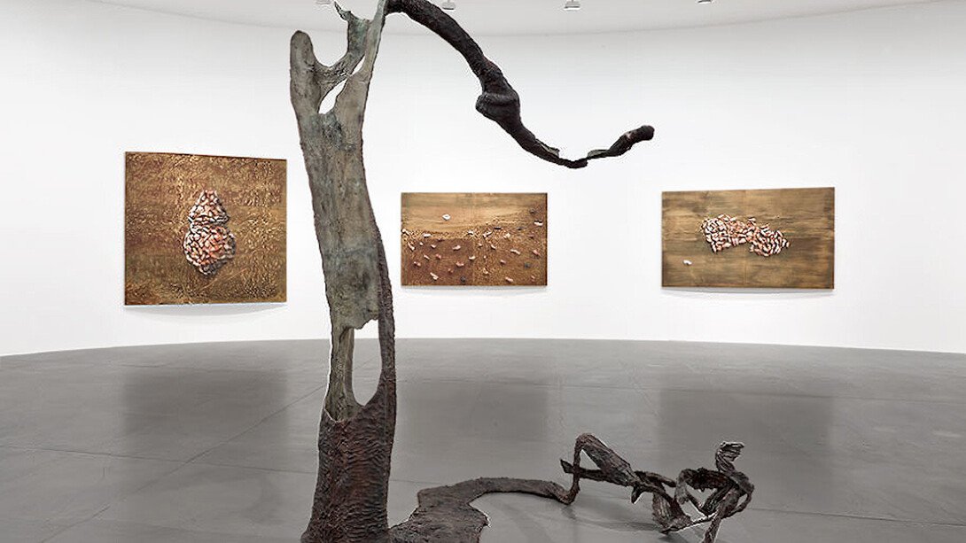 Giuseppe Penone, exhibition view. Courtesy of Gagosian Rome