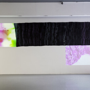 Installation view, Woodall, Hilary Lloyd, Temple Bar Gallery + Studios, 2017. Photo by Kasia Kaminska
