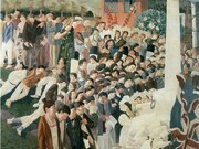 Stanley Spencer, Unveiling Cookham War Memorial, 1922