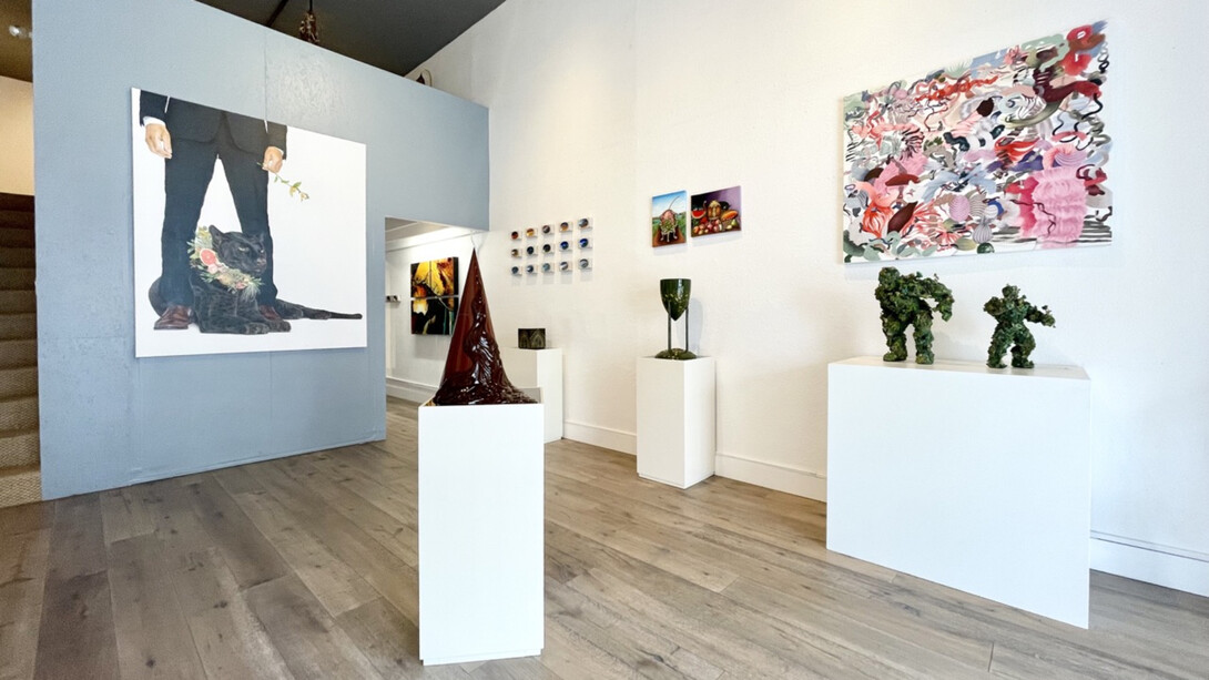 Into The Organics, 2023, installation view. Courtesy of Pablo Bogdan Gallery