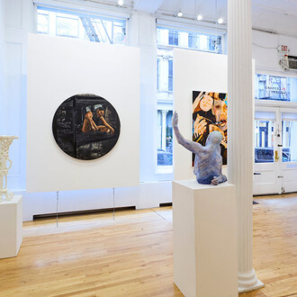 Various artists, Pluperfect an action of continued relevance, exhibition view. Courtesy of 81 Leonard Gallery