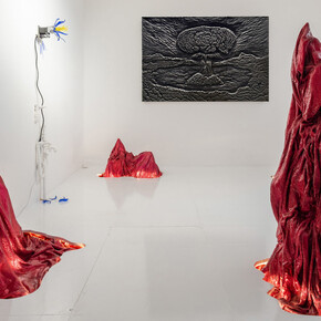 Romeo Gómez López, Life on Mars, vista de exhibición. Cortesía de Galería Travesía Cuatro 