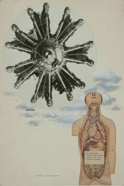 Bruno Munari (1907-1998) Misunderstood Poet, 1933 Mixed media on paper 27.8 x 21.8 cm Courtesy Massimo & Sonia Cirulli Archive