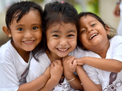 Los niños asiaticos