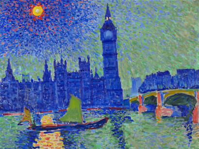 André Derain, Big Ben, (1906), oil on canvas © Laurent Lecat/ADAGP/Musee d’Art Modern Troyes