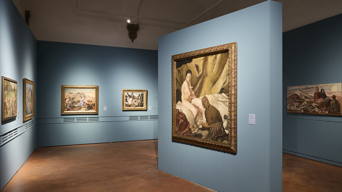 Felice Carena, Life in pain, exhibition view. Courtesy of Fondazione MUS.E