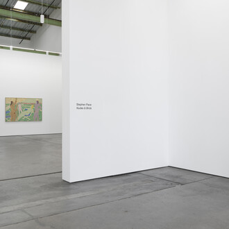 Stephen Pace, Nudes and birds, exhibition view. Courtesy of Altman Siegel