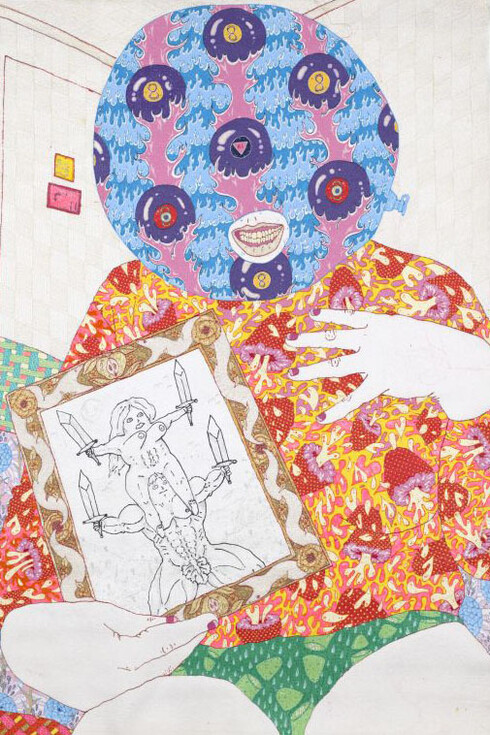 Craig Calderwood, Notes on ♀ and ♂ from My eight-year-old self (detail), 2018. Courtesy of PAFA