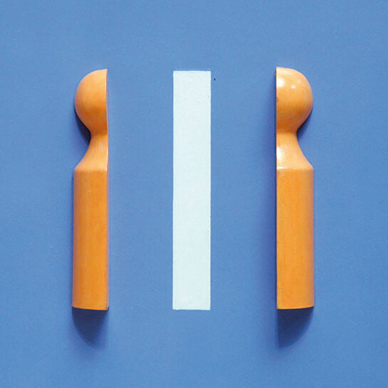 Leonid Borisov, Separation, 1994, MDF, tempera,
wood, mixed media, 61 x 51 cm, courtesy of Gallery Elena Shchukina