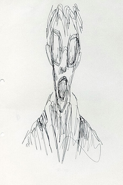 Lux Lindner, Autorretrato, 1987. Cortesía de Galería Nora Fisch