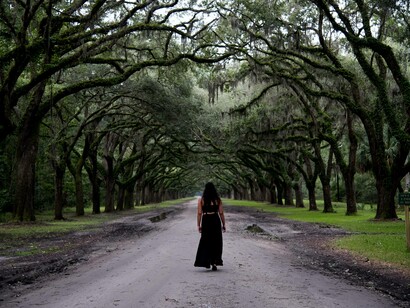 To travel solo on a path filled with frightening trees never taken can trigger fears 