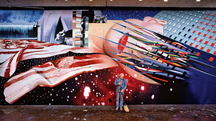 James Rosenquist. Courtesy of Museum Ludwig