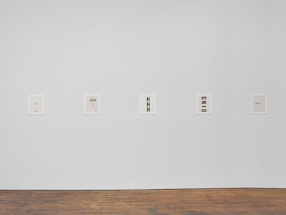 N.H. Pritchard, Boom! Exhibition view. Courtesy of Peter Freeman, Inc. Gallery