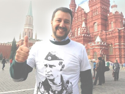 Matteo Salvini contro le sanzioni alla Russia
