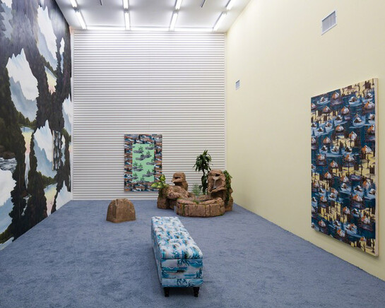 Misty Rock, Exhibition view. Courtesy of Anat Ebgi