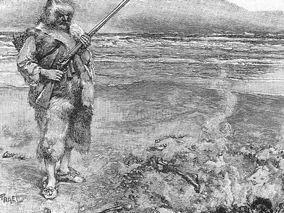 Robinson Crusoe por Walter Paget