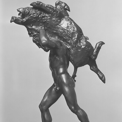 Antoine-Louis Barye: Hercules and the Erymanthian Boar