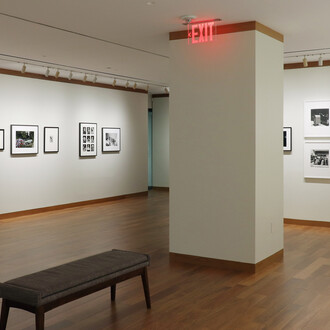 Various artists, Sign of the times, exhibition view. Courtesy of Howard Greenberg Gallery