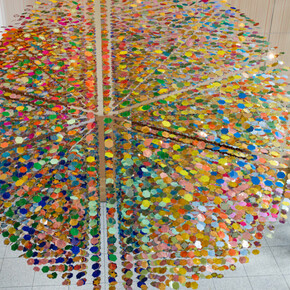 Pae White, Noisy blushes, exhibition view. Courtesy of San Jose Museum of Art