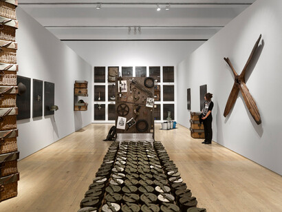 Allestimento mostra. Foto di F. Guerra