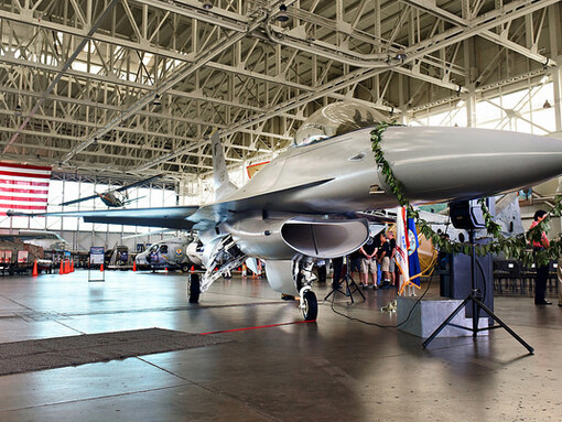 General Dynamics F-16A Fighting Falcon. Courtesy of Pearl Harbor Aviation Museum