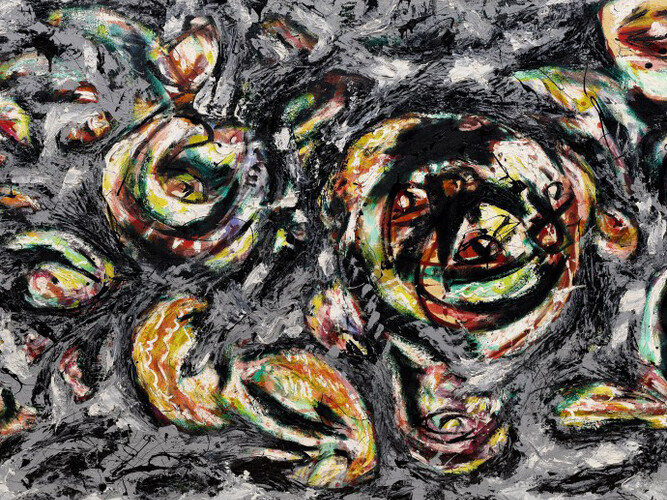 Jackson Pollock, Ocean Greyness. Courtesy of Guggenheim Museum
