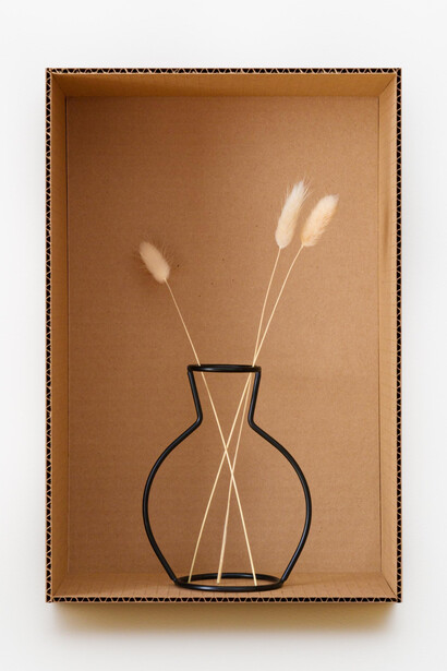 © Daniel Handal; “Bunny Tails (Black Iron Silhouette,” 2022; pigment print on gesso-coated aluminum, painted museum box (Edition of 3 + 2 APs); 13.5x9x1.5 inches. Courtesy of the artist and Clamp Gallery, NYC