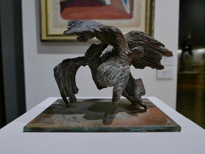 Small Double Angel (Maquette) 2/12, Alexander Polzin, 2013, Bronze