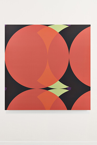 Tim Head, Black Light 1, 2014. Unique UV inkjet print on acrylic, 150 × 150 cm