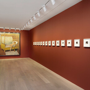 Balthus, Exhibition view. Courtesy of Gagosian