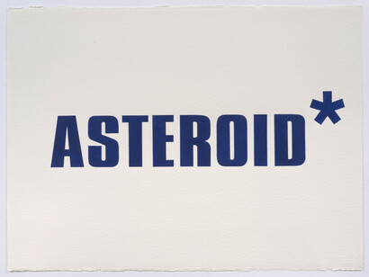 Kay Rosen, * Risk, 2013, Acrylic gouache on watercolor paper, 22.5 x 30.25 inches, 57.2 x 76.8 cm © Kay Rosen. Courtesy of Sikkema Jenkins & Co., New York 