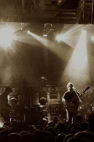 La banda estadounidense Pixies durante su concierto en la sala La Riviera de Madrid. Foto:
Mónica Estévez