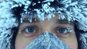 The author's husband on their adventure, personal archive.