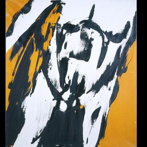 Judit Reigl, Homme Jaune, 1967. Courtesy of Musée d'Art moderne de la Ville de Paris