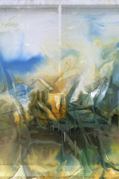 Virginia Wagner, Lapping at your door (detail), 2025. Courtesy of Field Projects