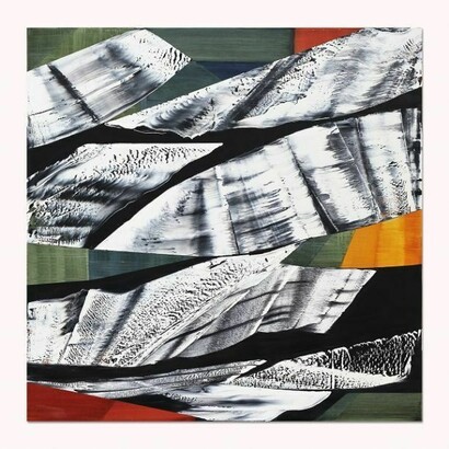 Ricardo Mazal, Black Mountain MK 7, 2014, oil on linen, 71 x 73 inches