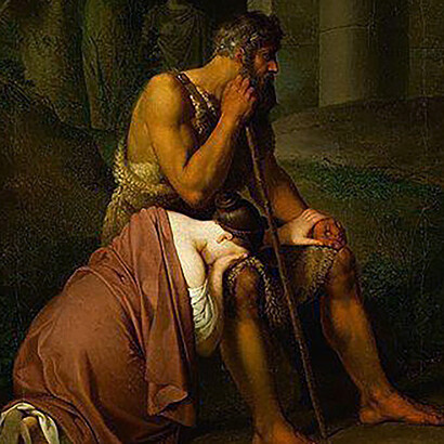 Johann Peter Krafft, Edipo e Antigone, 1809