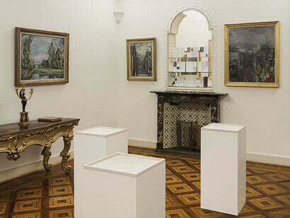 Giovanni De Lazzari, Senza titolo, 2019, pencil on cardboard; Senza titolo, 2019, pencil on cardboard; Senza titolo, 2019, pencil on cardboard, Fondazione Adolfo Pini 2019, credit by Andrea Rossetti