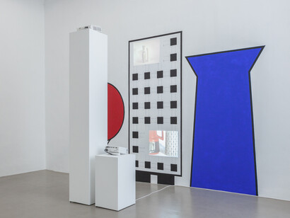 Stephen Willats, Silent influencer, exhibition view. Courtesy of Charim Gallery. Photo by Flavio Palasciano