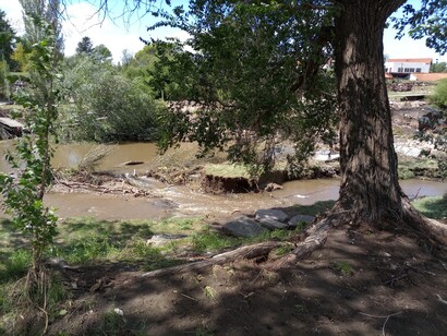 Gauchito gil enséñame la espera, la paciencia, la sabiduría, la obediencia, el sacrificio, la generosidad, el respeto, veo al pueblo con tanta prolijidad. Lluvia torrencial del 7 de Marzo de 2025 en Bahía Blanca, Argentina