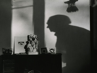 Andre Kertesz, Henry Moore's Shadow, England, 1980. The Estate of Andre Kertesz 2015, Courtesy James Hyman Gallery, London